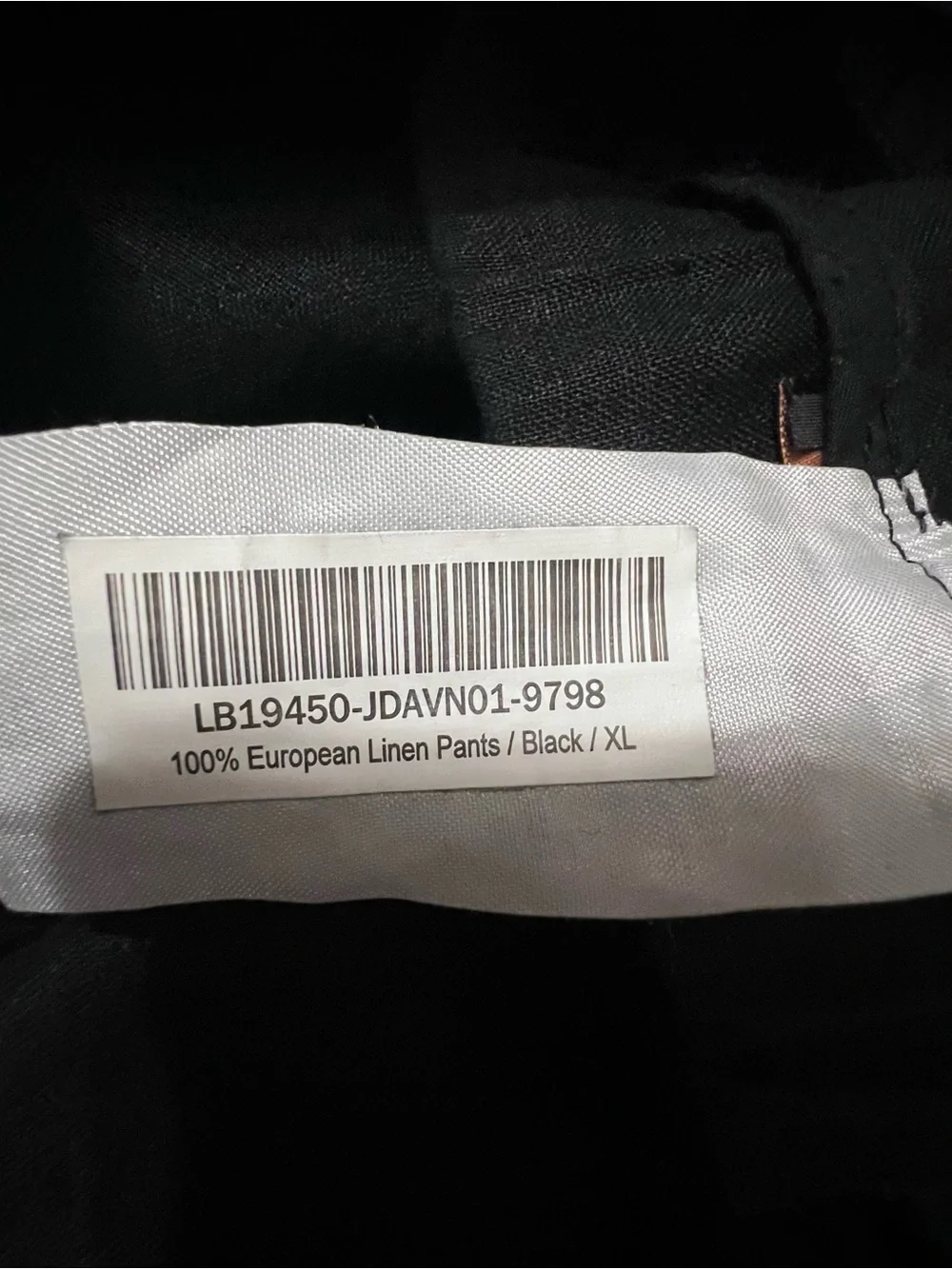 Quince 100% European Linen Pants Womens XL Black Pull On Beach Coastal Preppy